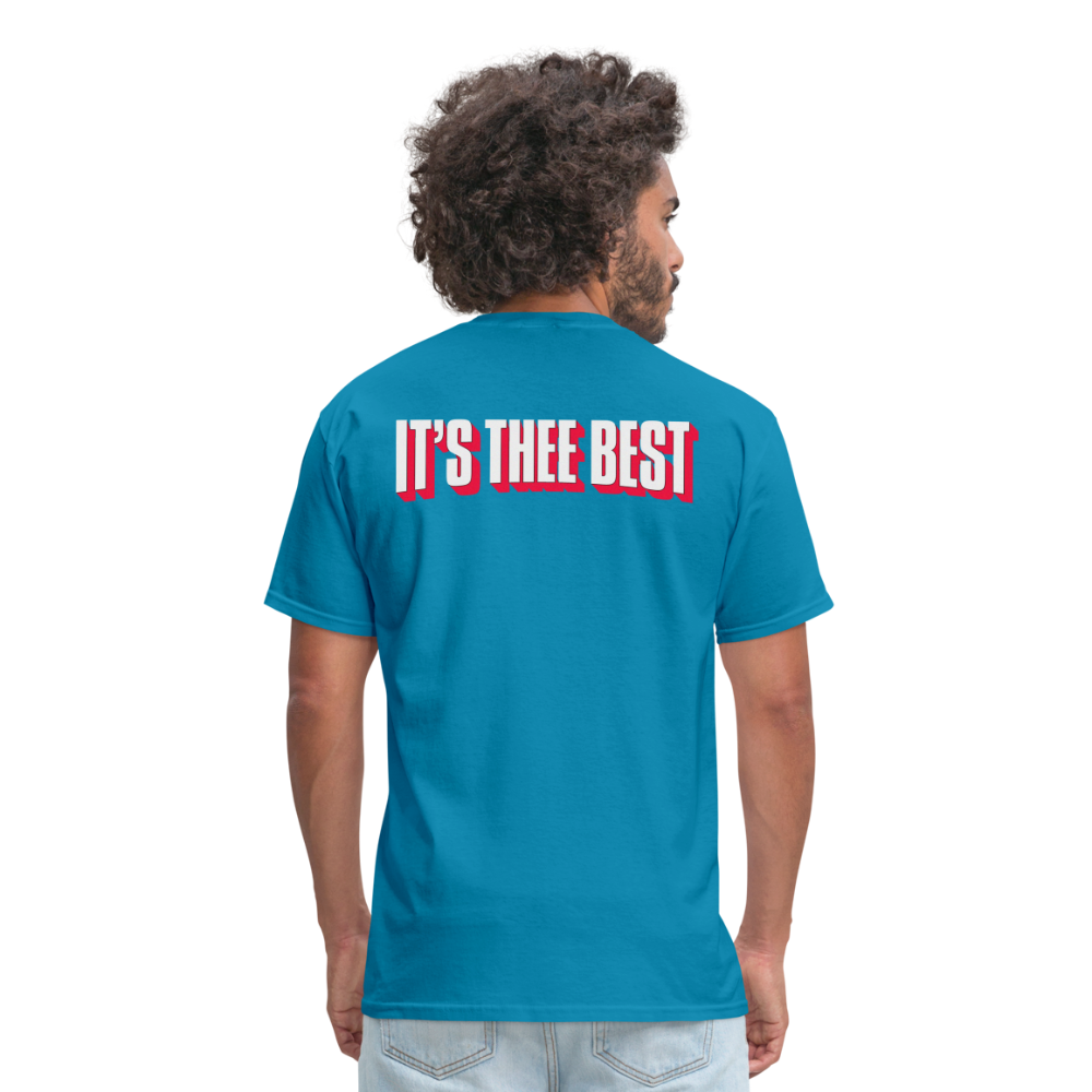 Thee best Tshirt (different material than usual) - turquoise