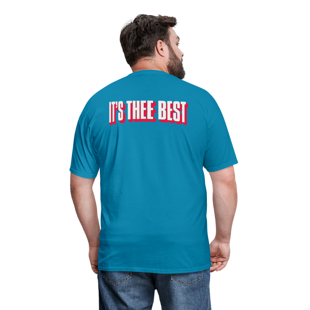 Thee best Tshirt (different material than usual) - turquoise