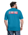 Thee best Tshirt (different material than usual) - turquoise