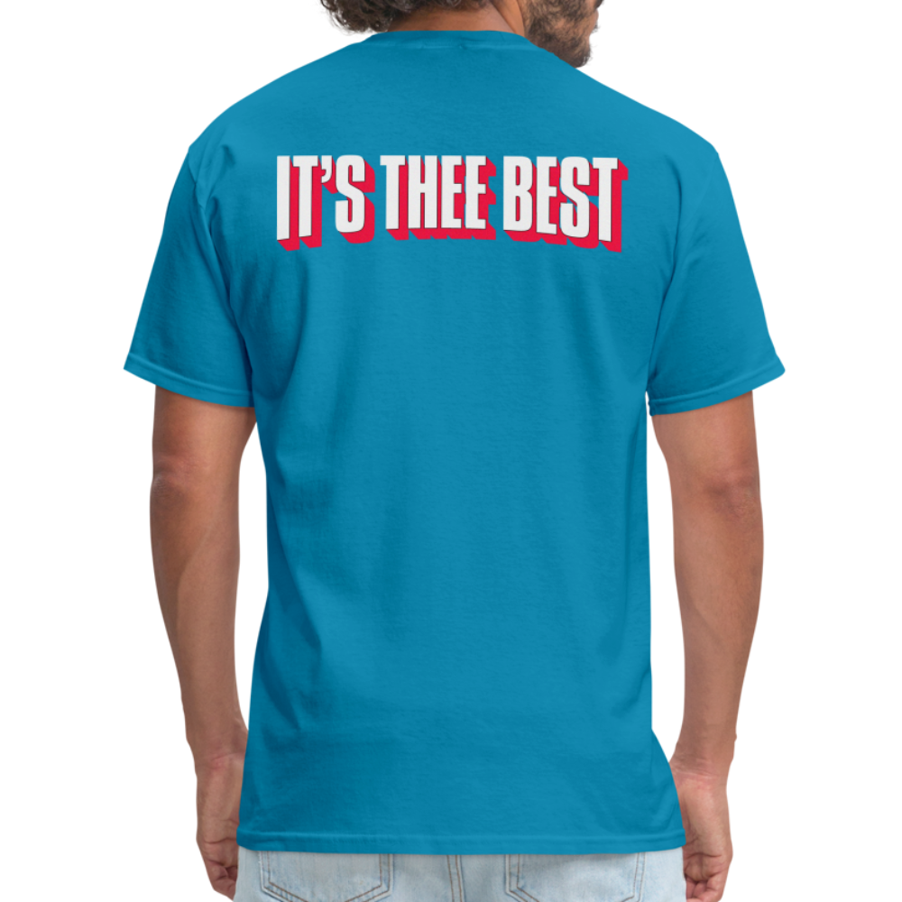 Thee best Tshirt (different material than usual) - turquoise