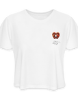 Love It Cropped T-Shirt - white