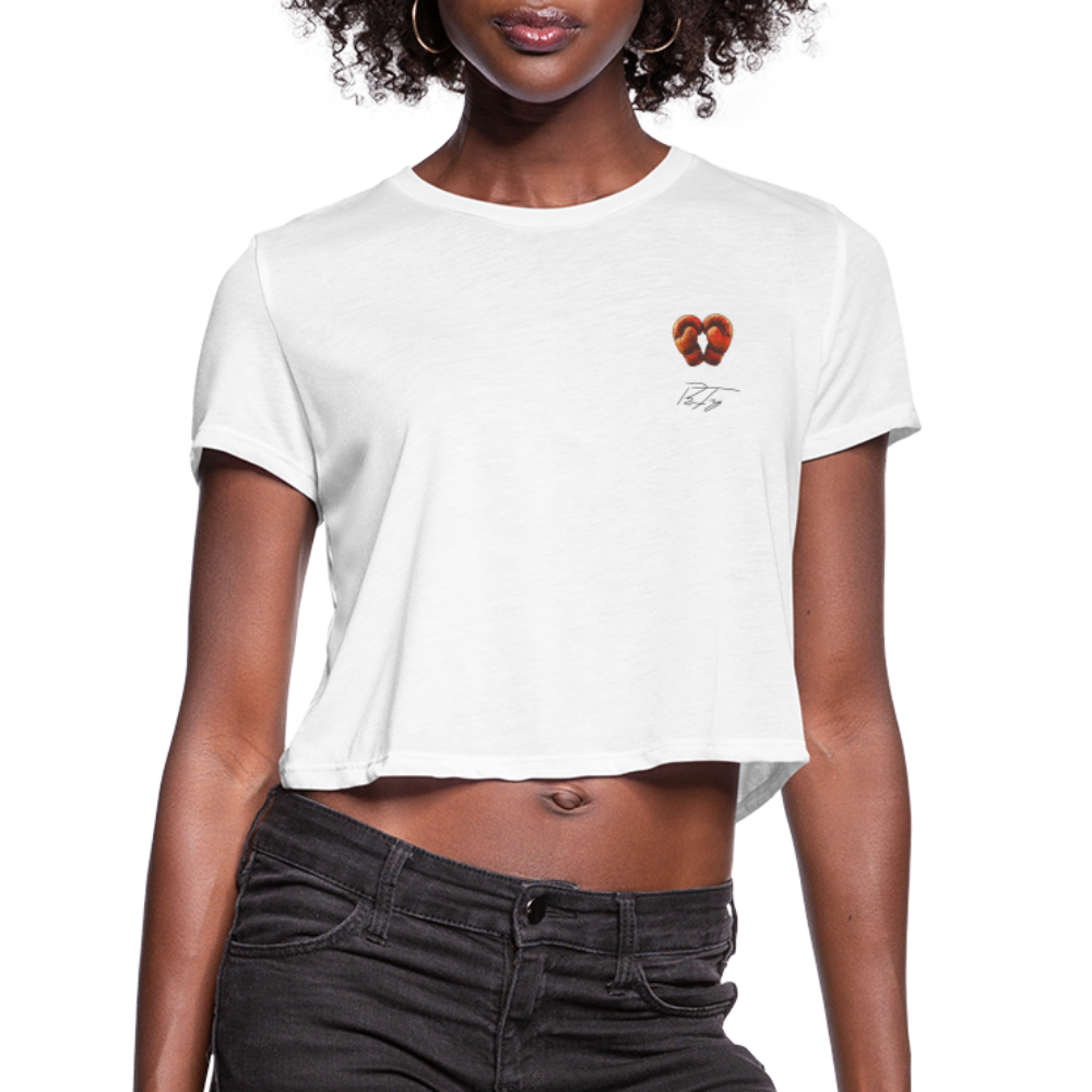 Love It Cropped T-Shirt - white